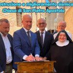 Amandola, un nuovo tassello per il Monastero di San Lorenzo: al via i lavori per la Chiesa di San Pietro Apostolo